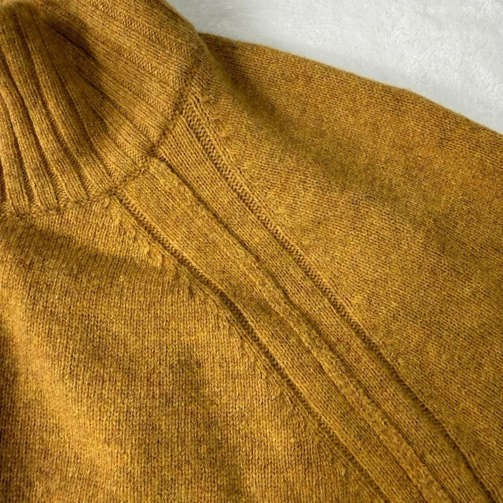 Banana Republic Sweater Mens XL‎ Burnt Orange Pullover Italian Wool Blend SOFT